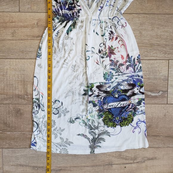 [Paris Paris] Summer Print Dress Swimsuit Cover-up - Picture 8 of 8